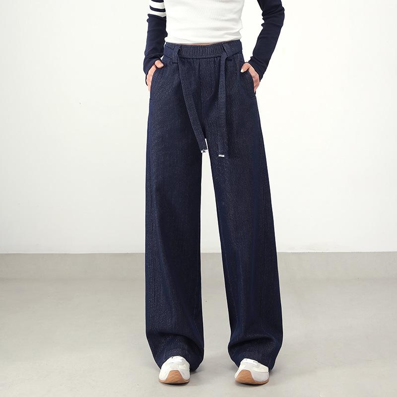 Women s Wide-Leg Glitter Denim Pants, Spring 2026: Elastic High Waist, Slimming, Fade-Resistant, Lace-Up. Extra Large синий
Women s Wide-Leg Glitter Denim Pants, Spring 2026: Elastic High Waist, Slimming, Fade-Resistant, Lace-Up. Extra Large синий