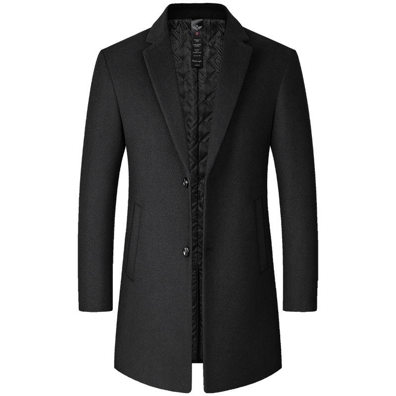 Autumn and Winter Medium and Long Woolen Coat Men s Middle-aged Smooth Hair Casual Woolen Coat Trench Coat Men s Clothing XXXXL чорний
Autumn and Winter Medium and Long Woolen Coat Men s Middle-aged Smooth Hair Casual Woolen Coat Trench Coat Men s Clothing XXXXL чорний