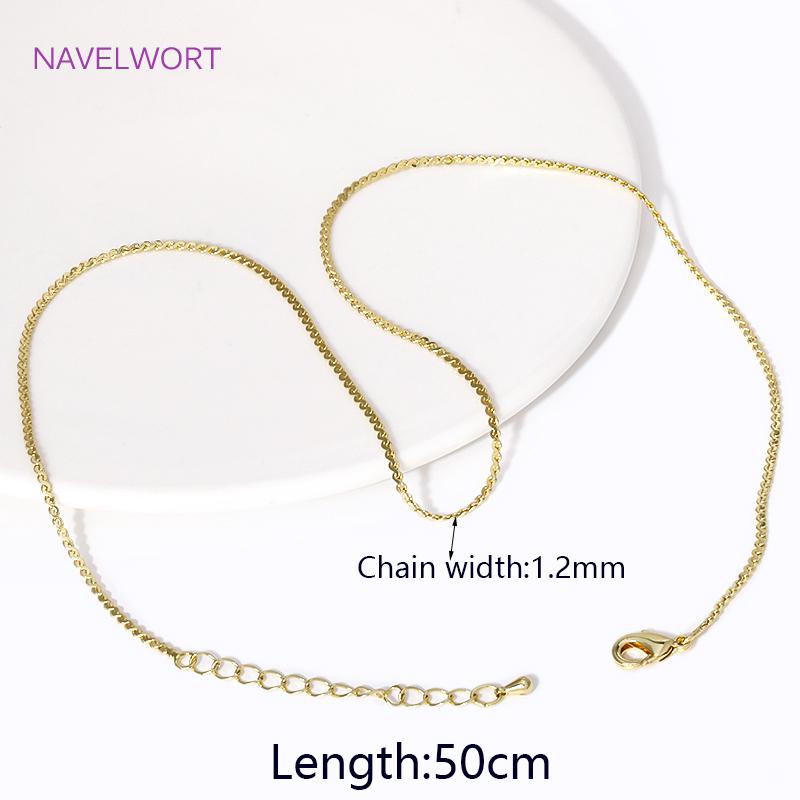 Wholesale Adjustable Chains 18K Gold Plated Necklace Chains Brass Lobster Clasp Thin Chain For DIY Necklace Making Accessories 2 pieces
Wholesale Adjustable Chains 18K Gold Plated Necklace Chains Brass Lobster Clasp Thin Chain For DIY Necklace Making Accessories 2 pieces