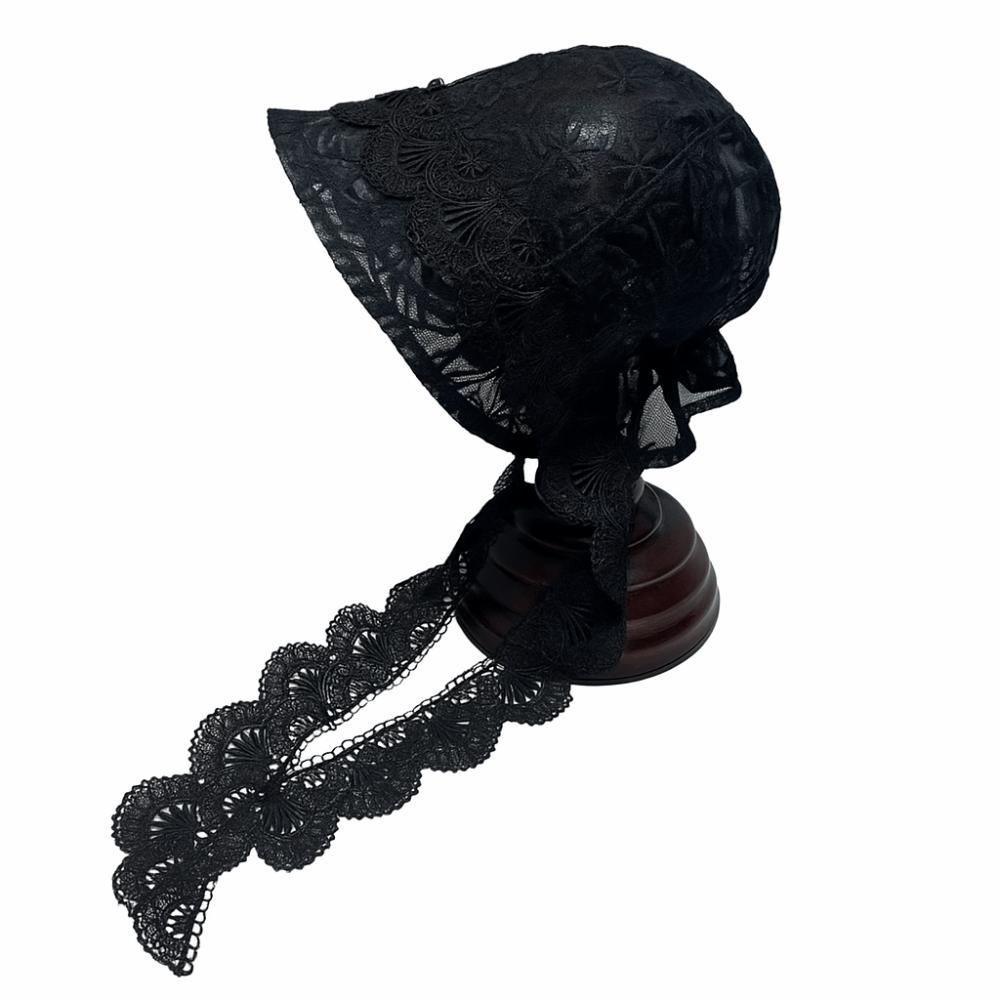 Versatile Lace Streamer Headscarf Hat Korean Style Thin Sun Bucket Hat Breathable Jacquard Strap Beanie Cap чорний
Versatile Lace Streamer Headscarf Hat Korean Style Thin Sun Bucket Hat Breathable Jacquard Strap Beanie Cap чорний