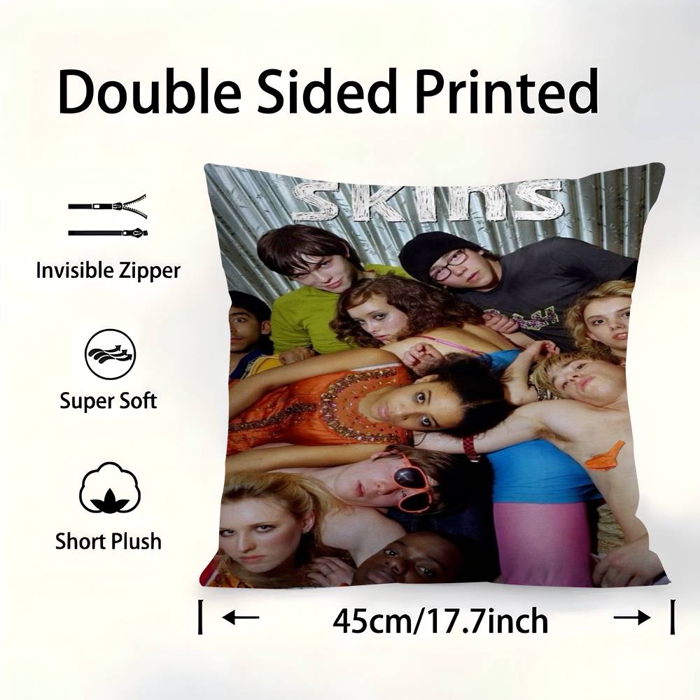 Teen TV Series Skins Generation Cushion Cover Pillow Cover Decor Pillowcase Printed Cushion Case For Couch 30cmx30cm
Teen TV Series Skins Generation Cushion Cover Pillow Cover Decor Pillowcase Printed Cushion Case For Couch 30cmx30cm