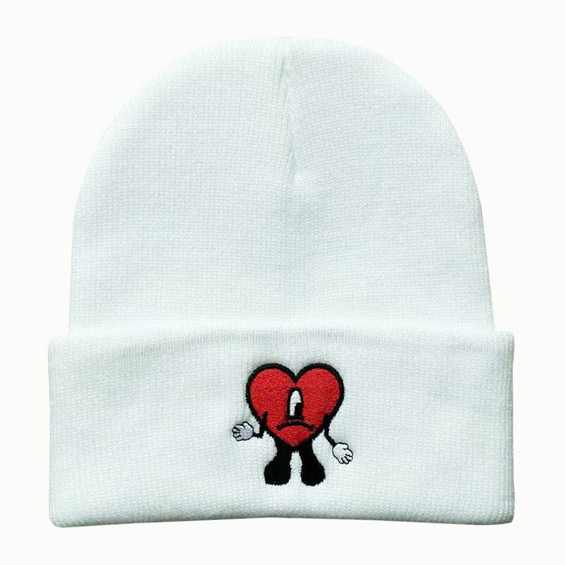Popular European and American Autumn/Winter Singers bad bunny Embroidered knitted hat, warm woolen beanie for men and women Adjustable белый
Popular European and American Autumn/Winter Singers bad bunny Embroidered knitted hat, warm woolen beanie for men and women Adjustable белый