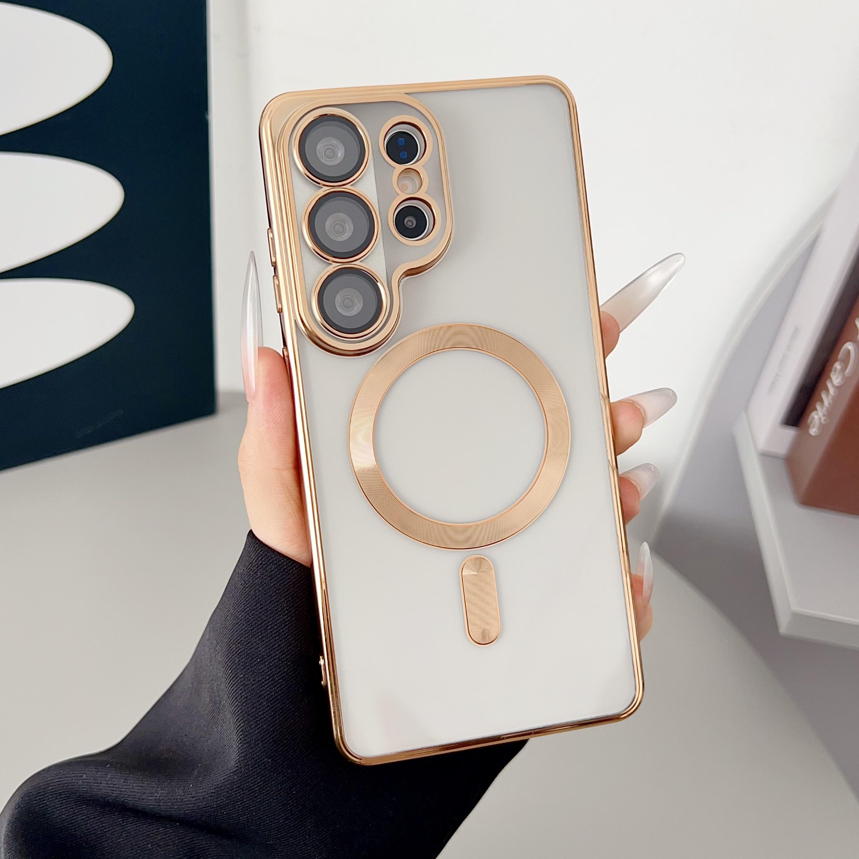 Luxury Soft Silicone Plating For Magsafe Magnetic Case For Samsung S26 S25 S24 S23 S22 S21 S20 FE Ultra Plus Note20 Clear Cover Galaxy Note10+ золотий
Luxury Soft Silicone Plating For Magsafe Magnetic Case For Samsung S26 S25 S24 S23 S22 S21 S20 FE Ultra Plus Note20 Clear Cover Galaxy Note10+ золотий