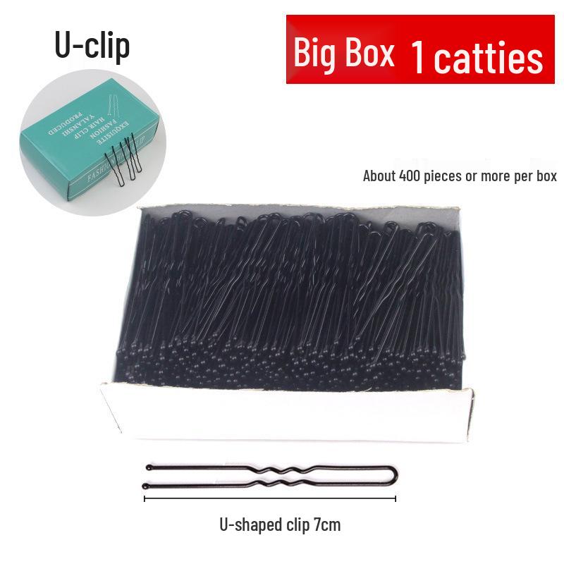 Sturdy Black U-Shaped Hair Styling Clips - Non-Deforming
Sturdy Black U-Shaped Hair Styling Clips - Non-Deforming
