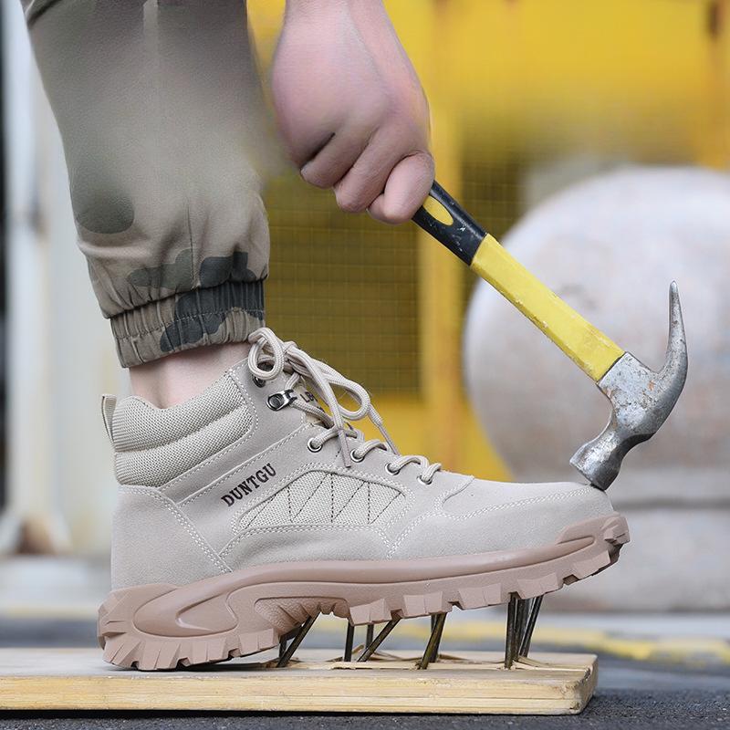 Новые высокие ботинки для защиты сварщиков, мужские, со стальным носком, с мягкой подошвой, устойчивые к ударам и проникновению, для работы на строительной площадке 46 бежевый
Новые высокие ботинки для защиты сварщиков, мужские, со стальным носком, с мягкой подошвой, устойчивые к ударам и проникновению, для работы на строительной площадке 46 бежевый