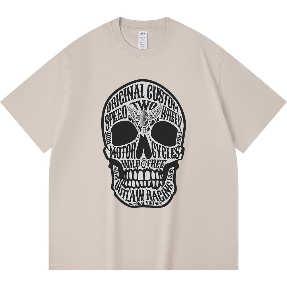 230GSM 100% Cotton T-Shirt Typographic Motorcycle Skull Print Tees Funny Harajuku Style Combed Cotton Tshirt XS абрикосовый
230GSM 100% Cotton T-Shirt Typographic Motorcycle Skull Print Tees Funny Harajuku Style Combed Cotton Tshirt XS абрикосовый