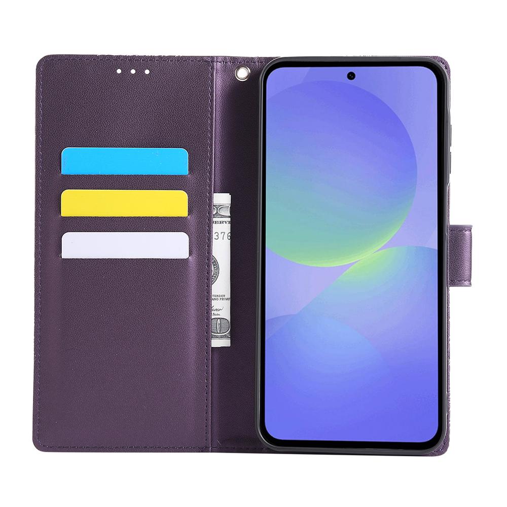 For Samsung Galaxy A36 5G Case Rose Flower PU Leather Wallet Phone Cover with 3 Card Slots Light Purple
For Samsung Galaxy A36 5G Case Rose Flower PU Leather Wallet Phone Cover with 3 Card Slots Light Purple
