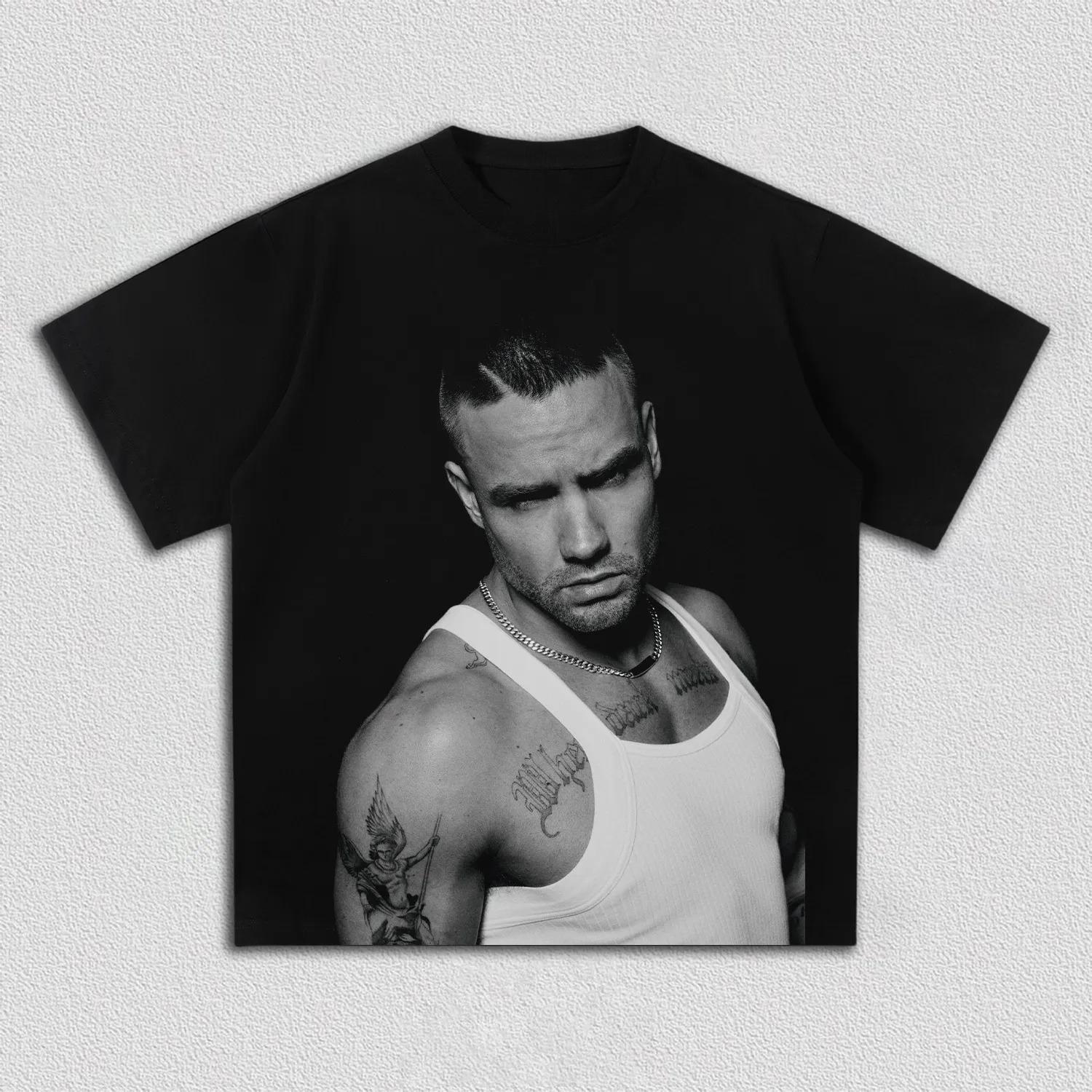 Liam Payne Black and White Tattoo Portrait Graphic T Shirt Men Women Retro Pop Cotton Short Sleeve Streetwear Tee S разноцветный
Liam Payne Black and White Tattoo Portrait Graphic T Shirt Men Women Retro Pop Cotton Short Sleeve Streetwear Tee S разноцветный