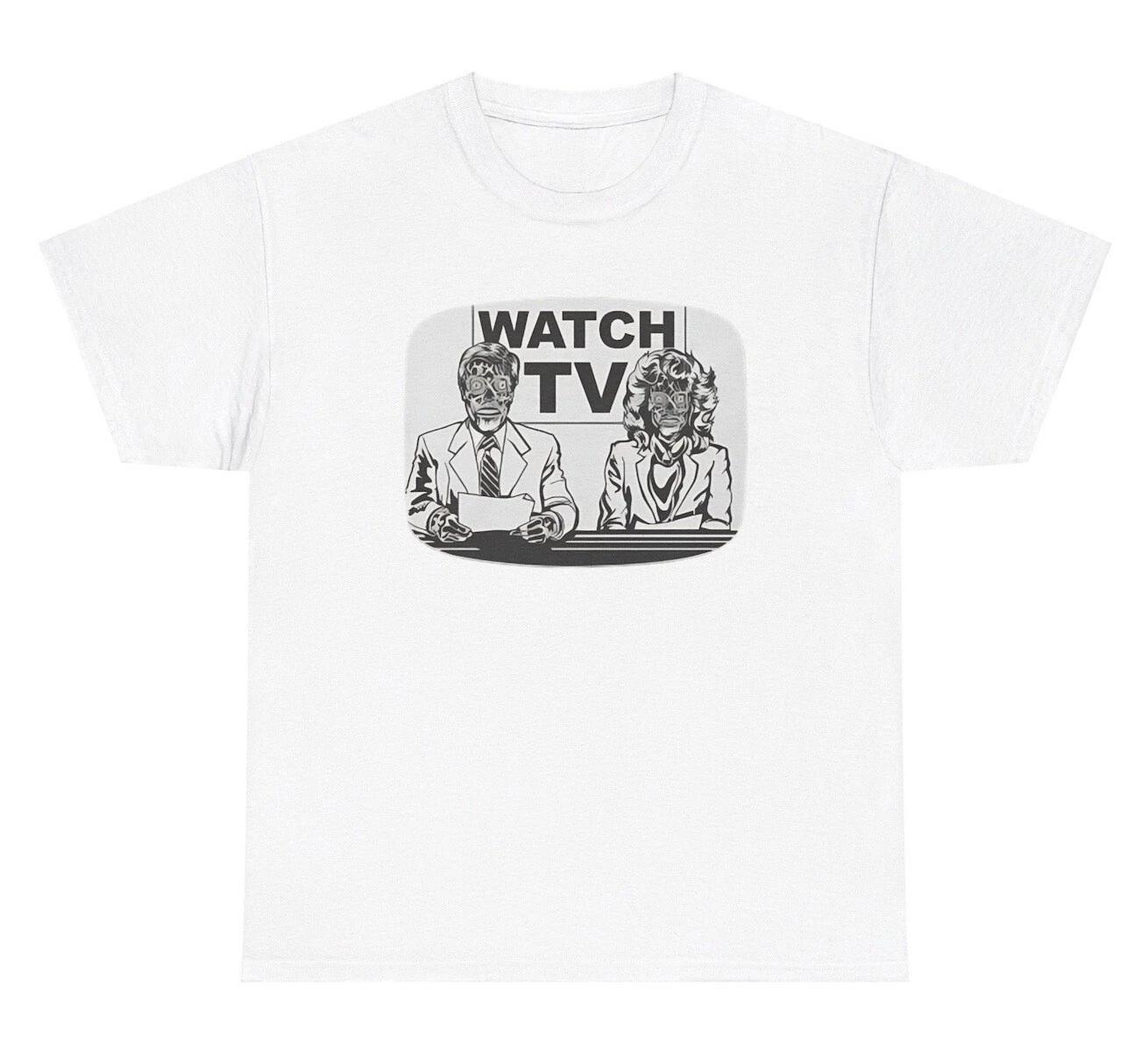 Watch TV TShirt Funny Conspiracy Propaganda Media Theory Brainwash Meme Joke Tee 4XL
Watch TV TShirt Funny Conspiracy Propaganda Media Theory Brainwash Meme Joke Tee 4XL