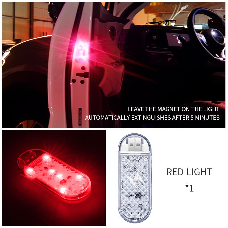 2/4PCS Car Door Warning Strobe Light USB LED Ambient Light Wireless Foot Light Mini Decoration Environment Light Atmosphere Lamp 2PCS
2/4PCS Car Door Warning Strobe Light USB LED Ambient Light Wireless Foot Light Mini Decoration Environment Light Atmosphere Lamp 2PCS