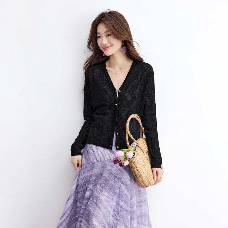 Srcr Women s Hollow Jacquard Knitted Wool Blend Cardigan M
Srcr Women s Hollow Jacquard Knitted Wool Blend Cardigan M