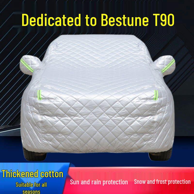 2025 Bestune T90 Car Cover Cotton Quilt - All-Weather Protection Against Snow, Ice, Hail, Sun, Rain, Dust Bestune T90
2025 Bestune T90 Car Cover Cotton Quilt - All-Weather Protection Against Snow, Ice, Hail, Sun, Rain, Dust Bestune T90