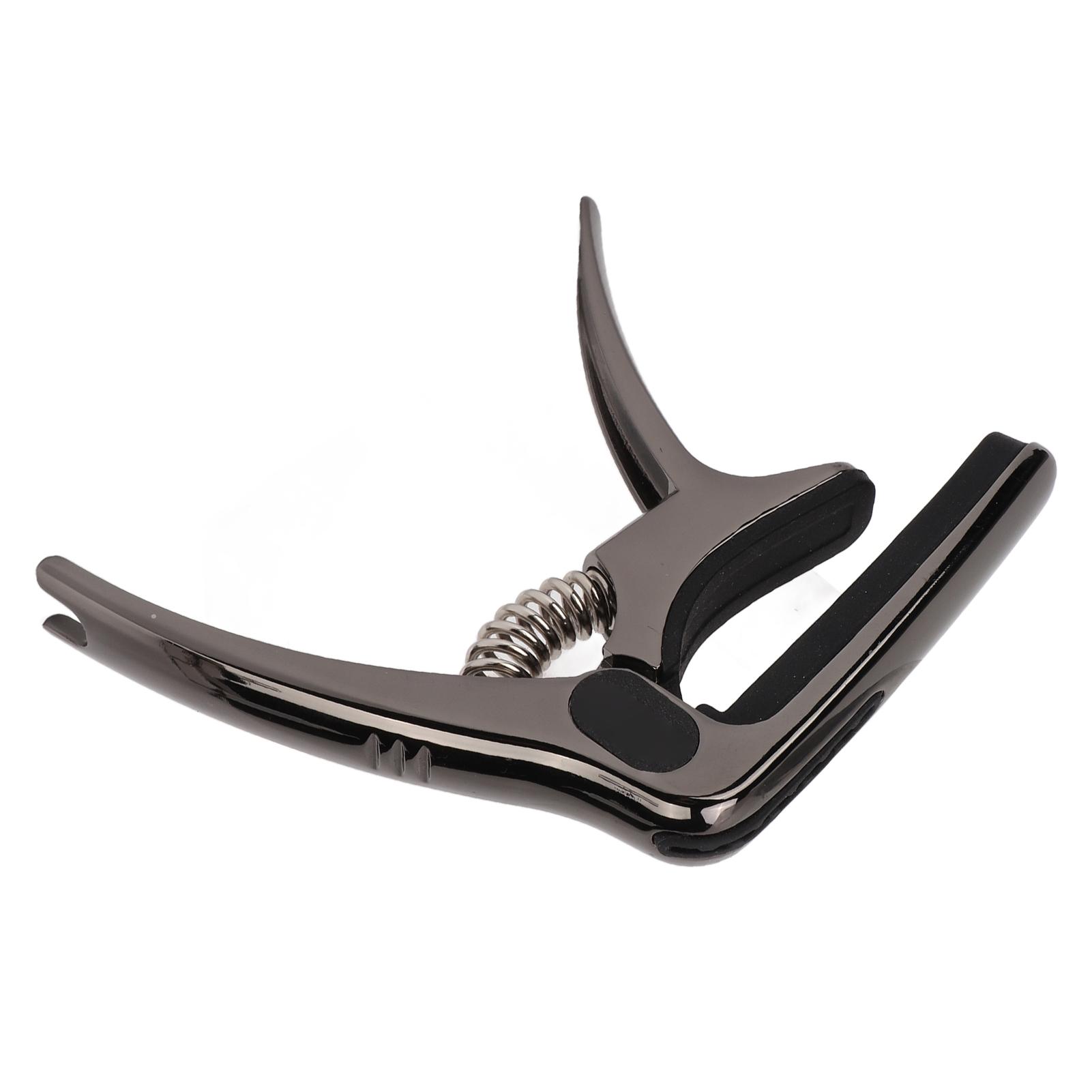 Металлический гитарный каподастр, инструмент для регулировки тона с держателем для медиаторов, аксессуары для струнных инструментов, с черным покрытием
Металлический гитарный каподастр, инструмент для регулировки тона с держателем для медиаторов, аксессуары для струнных инструментов, с черным покрытием