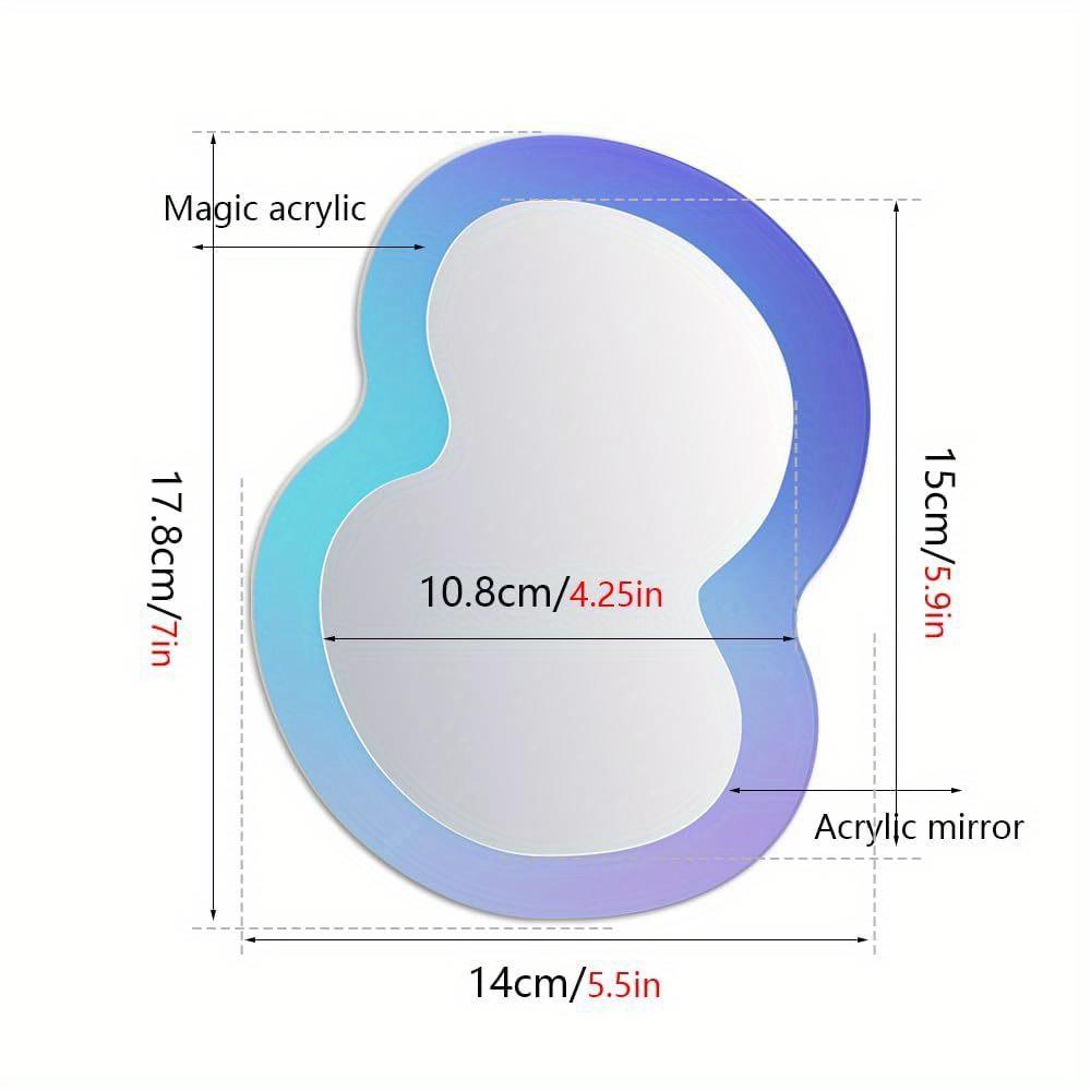 1Pcs Magnetic Locker Mirror School Bathroom Refrigerator Cabinet Decoration Mirrors Creative Geometric Pattern Makeup Mirror
1Pcs Magnetic Locker Mirror School Bathroom Refrigerator Cabinet Decoration Mirrors Creative Geometric Pattern Makeup Mirror
