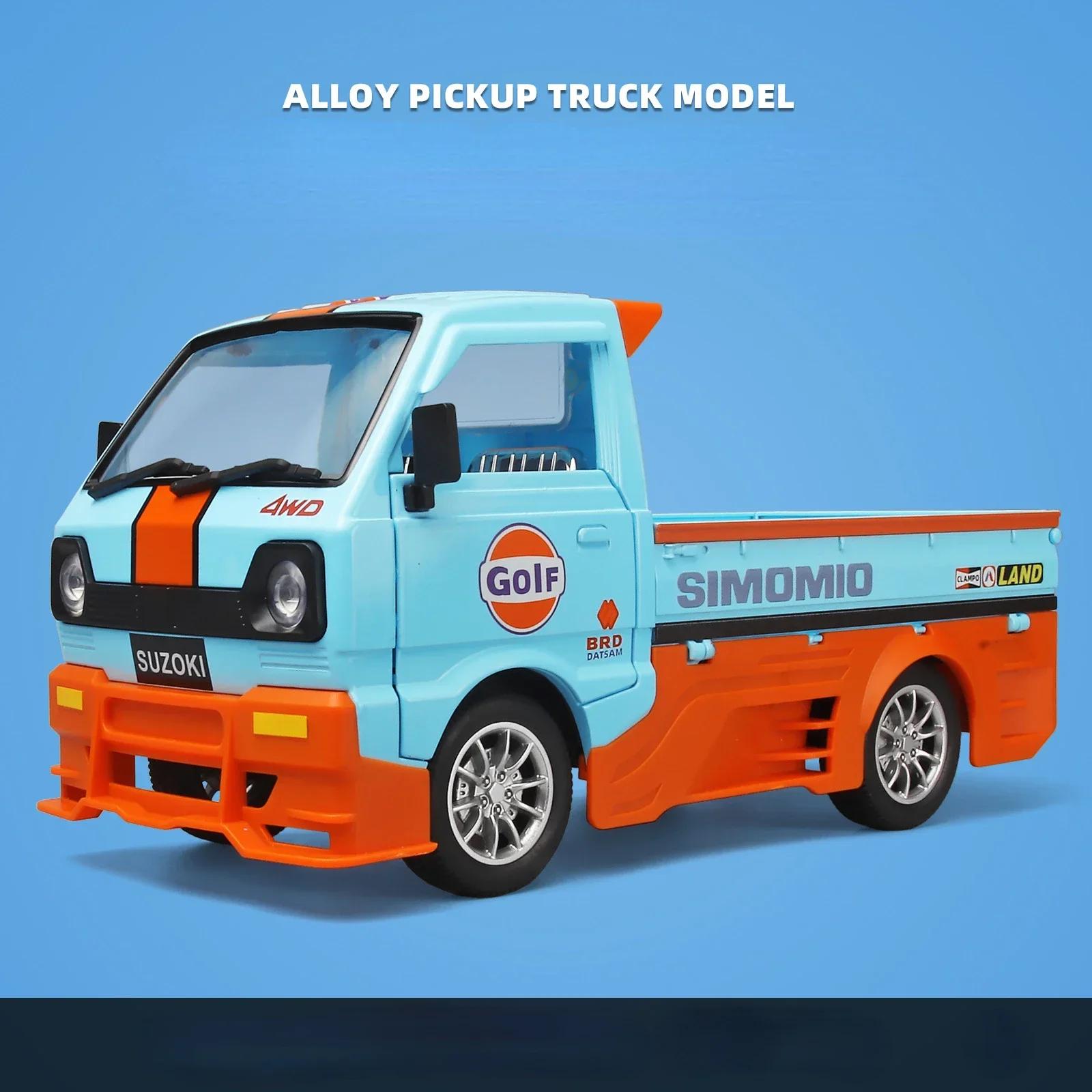 1:24 SUZOKI Gulf Truck Alloy Car Diecasts & Toy Vehicles Car Model Sound and light Pull back Car Toys For Kids Gifts синій
1:24 SUZOKI Gulf Truck Alloy Car Diecasts & Toy Vehicles Car Model Sound and light Pull back Car Toys For Kids Gifts синій
