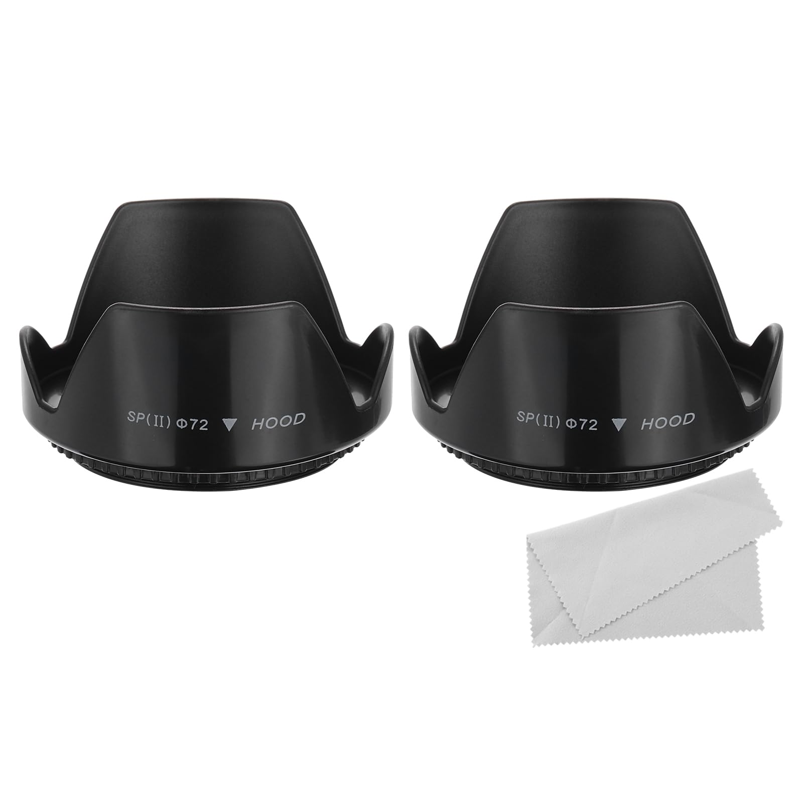 PATIKIL 72mm Camera Lens Hood Set of 2 with Cleaning blocks excess reduces lens flare and improves camera Cloth, Anti-reflective, sunlight, glare,
PATIKIL 72mm Camera Lens Hood Set of 2 with Cleaning blocks excess reduces lens flare and improves camera Cloth, Anti-reflective, sunlight, glare,