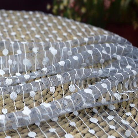 Straight lace mesh transparent fabric suitable for wedding dresses formal gowns and DIY clothing materials for handicrafts 1M&1.3M
Straight lace mesh transparent fabric suitable for wedding dresses formal gowns and DIY clothing materials for handicrafts 1M&1.3M