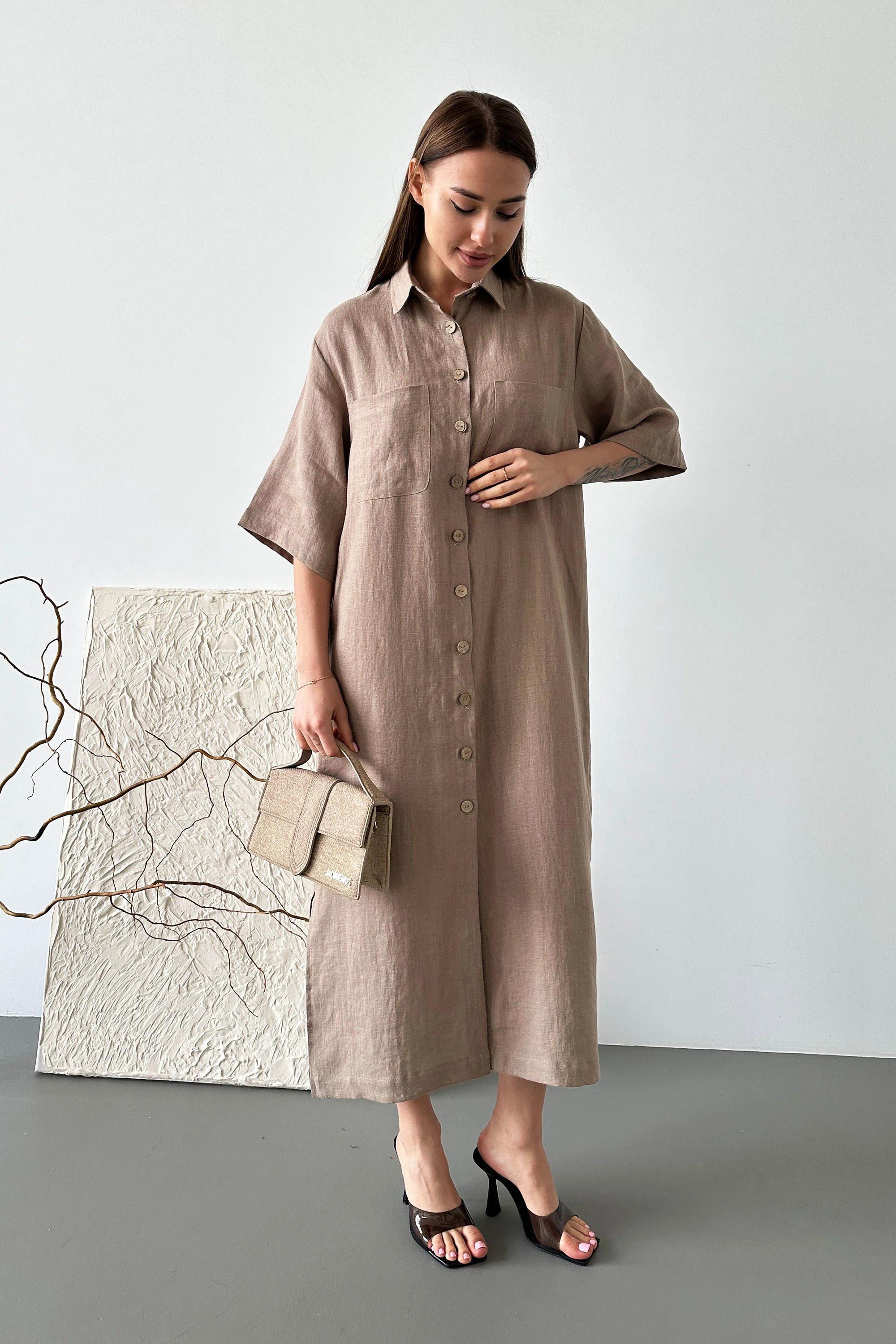 Сукня-сорочка German Volf (96675) 46(L) тілесний
Сукня-сорочка German Volf (96675) 46(L) тілесний