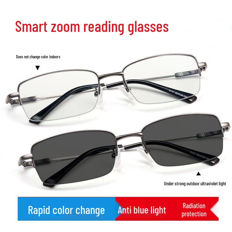 Color-Changing Bifocal Progressive Multifocal Titanium Memory Anti-Blue Light Reading Glasses Photochromic Progressive 350° золотой
Color-Changing Bifocal Progressive Multifocal Titanium Memory Anti-Blue Light Reading Glasses Photochromic Progressive 350° золотой