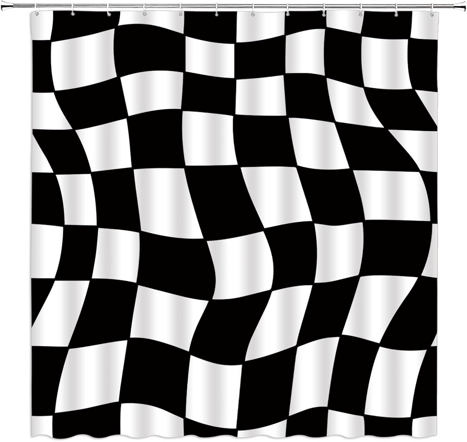 Black And White Checkered Shower Curtain Retro Funky Groovy Aesthetic Abstract Checkerboard 60S 70S Plaid Hippie Home Decor W60H190(CM)-1 Pcs
Black And White Checkered Shower Curtain Retro Funky Groovy Aesthetic Abstract Checkerboard 60S 70S Plaid Hippie Home Decor W60H190(CM)-1 Pcs