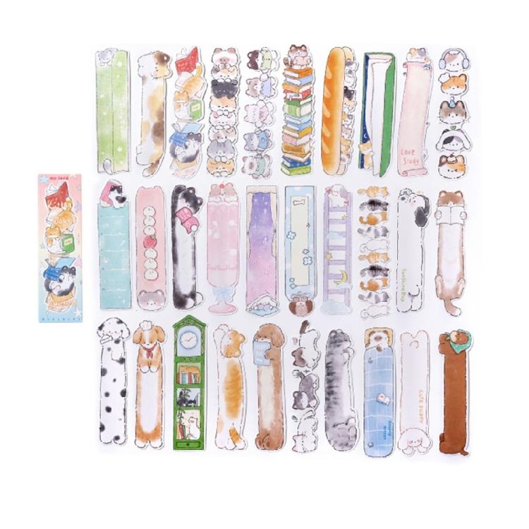 30 Sheets Cartoon Kitten Puppy Illustrations Bookmarks For Student Children Scrapbooking Decorative Paper for Journals 1
30 Sheets Cartoon Kitten Puppy Illustrations Bookmarks For Student Children Scrapbooking Decorative Paper for Journals 1