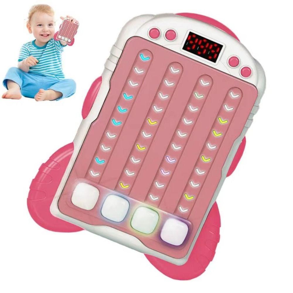 Music Beats Plastic Musical Rhythm Toys Quick Push Electronic Board Game Kids Teens рожевий
Music Beats Plastic Musical Rhythm Toys Quick Push Electronic Board Game Kids Teens рожевий