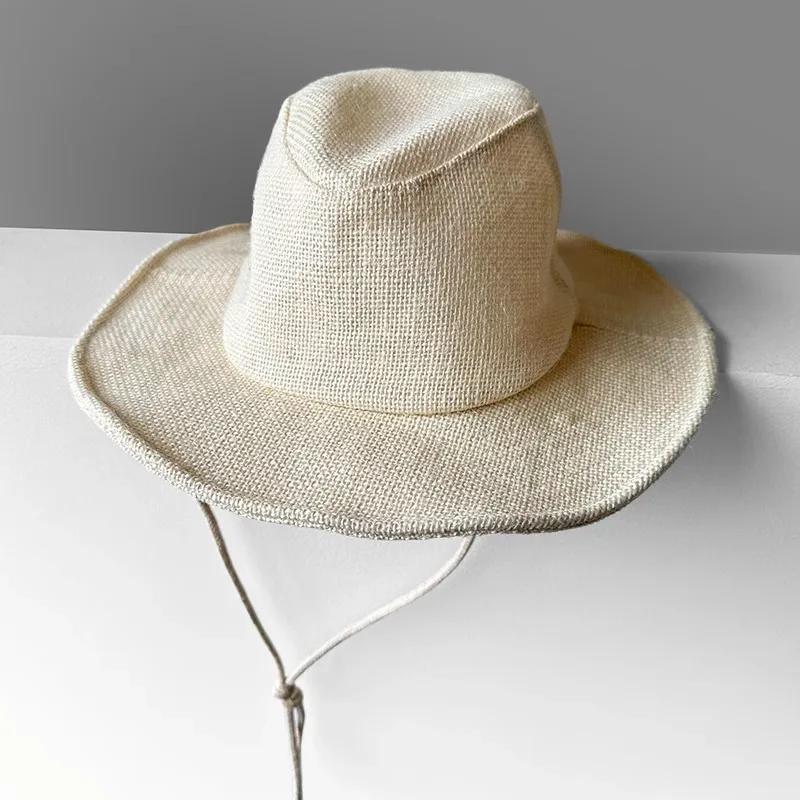New Breathable Linen Beige Sun Hat Spring and Summer Leisure Outdoor Sports Sunshade Bucket Hat Men s Women s All-match Jazz Hat 56-58cm
New Breathable Linen Beige Sun Hat Spring and Summer Leisure Outdoor Sports Sunshade Bucket Hat Men s Women s All-match Jazz Hat 56-58cm