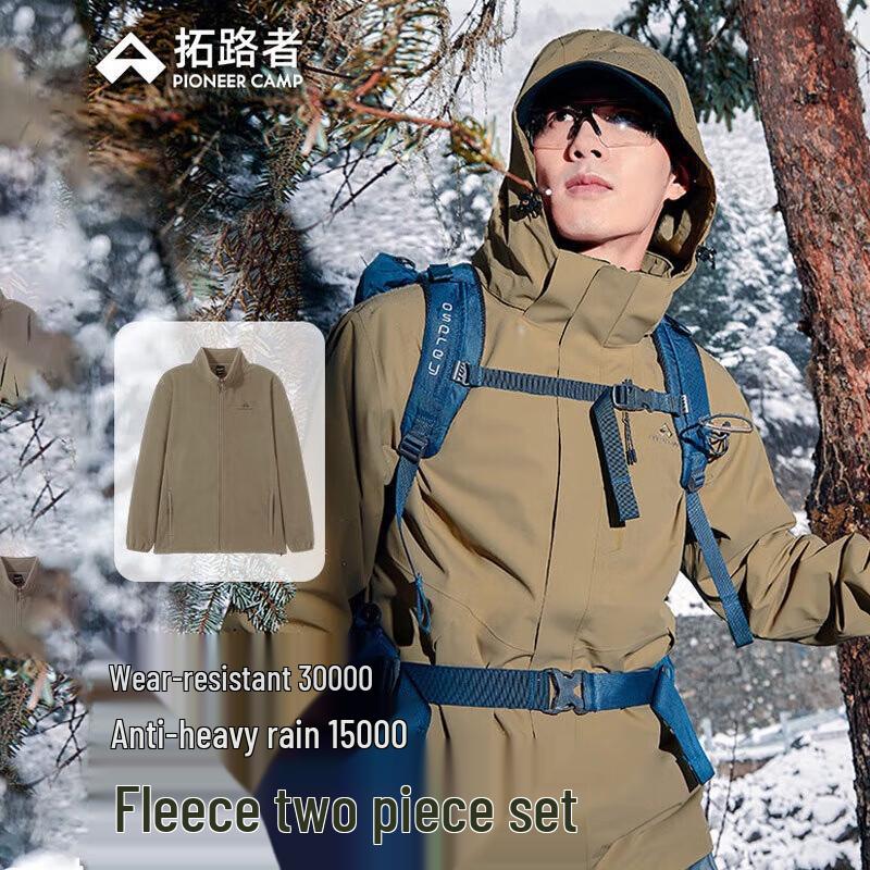 Men s Outdoor 3-in-1 Winter Jacket with Fleece Liner S
Men s Outdoor 3-in-1 Winter Jacket with Fleece Liner S