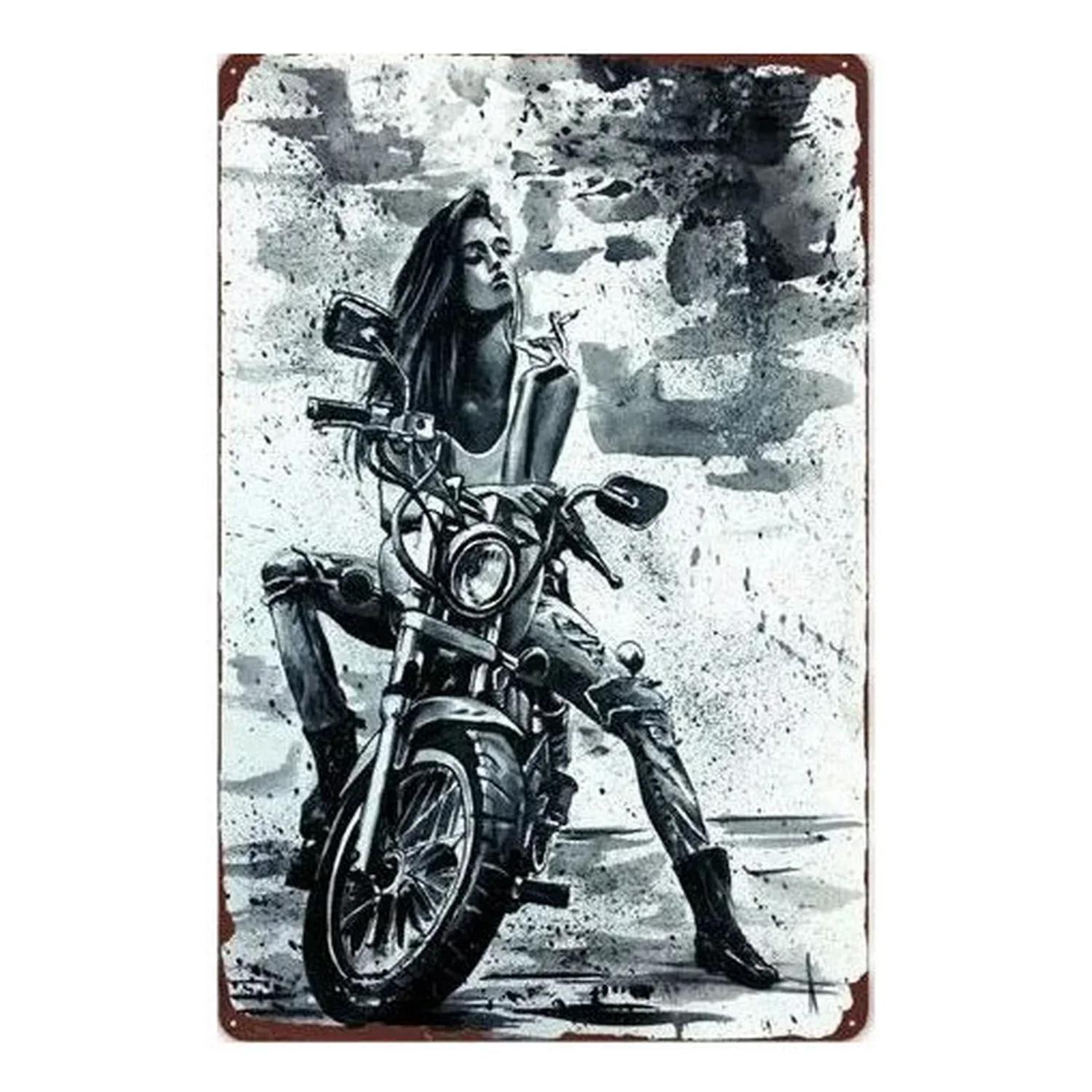 Металлические пин-ап таблички MotorcycleVintageCo - Винтажные художественные постеры - Жестяная живопись для украшения стен - Подчеркивает декор в мужской пещере и баре 20x30cm(7.8x11.8inch)
Металлические пин-ап таблички MotorcycleVintageCo - Винтажные художественные постеры - Жестяная живопись для украшения стен - Подчеркивает декор в мужской пещере и баре 20x30cm(7.8x11.8inch)