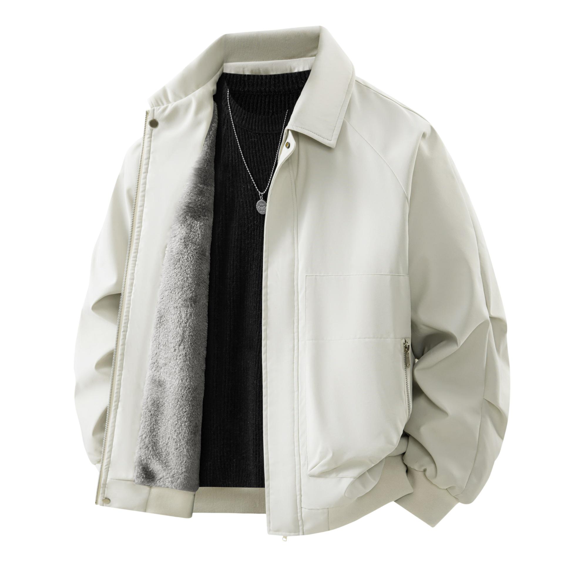 2025 Retro American Fleece Lined Men s Lapel Jacket - Casual, Personalized, Light Luxury M світлого кольору хакі
2025 Retro American Fleece Lined Men s Lapel Jacket - Casual, Personalized, Light Luxury M світлого кольору хакі