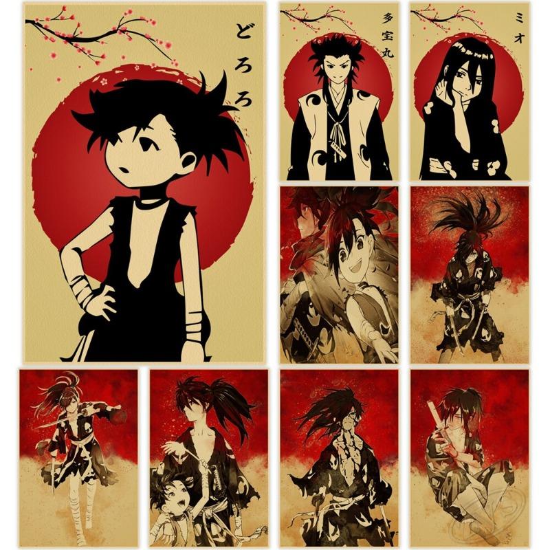 Dororo Hyakkimaru Винтажный аниме-арт-постер Классический декор стен из крафт-бумаги для детской спальни Домашний декор Cuadros и настенная живопись 21cm×30cm NoFrame
Dororo Hyakkimaru Винтажный аниме-арт-постер Классический декор стен из крафт-бумаги для детской спальни Домашний декор Cuadros и настенная живопись 21cm×30cm NoFrame