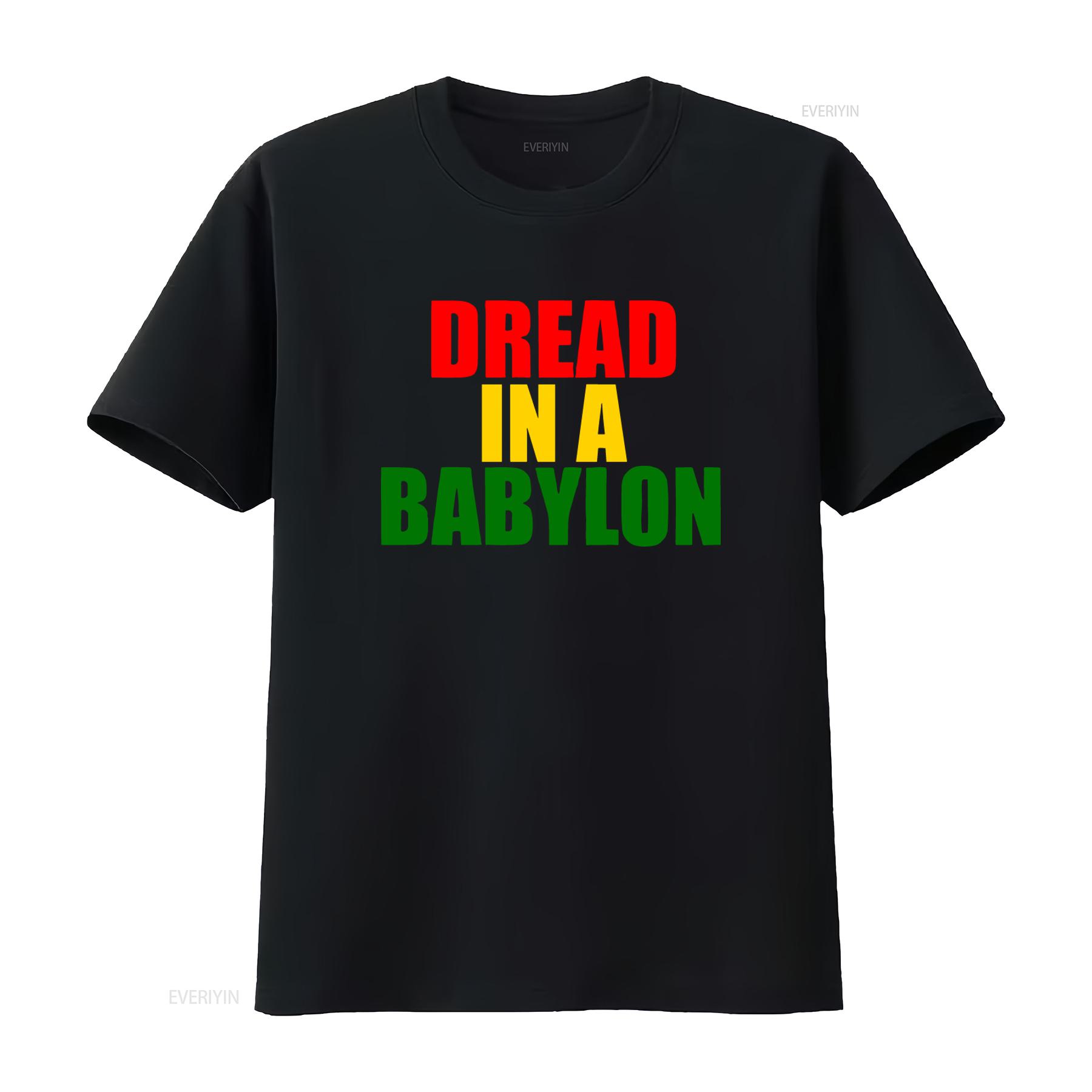 DREAD IN A BABYLON T SHIRT All Sizes Colors Reggae Dub U Jah Rasta Design vintage Washed fashion streetwear Breathable 4XL
DREAD IN A BABYLON T SHIRT All Sizes Colors Reggae Dub U Jah Rasta Design vintage Washed fashion streetwear Breathable 4XL