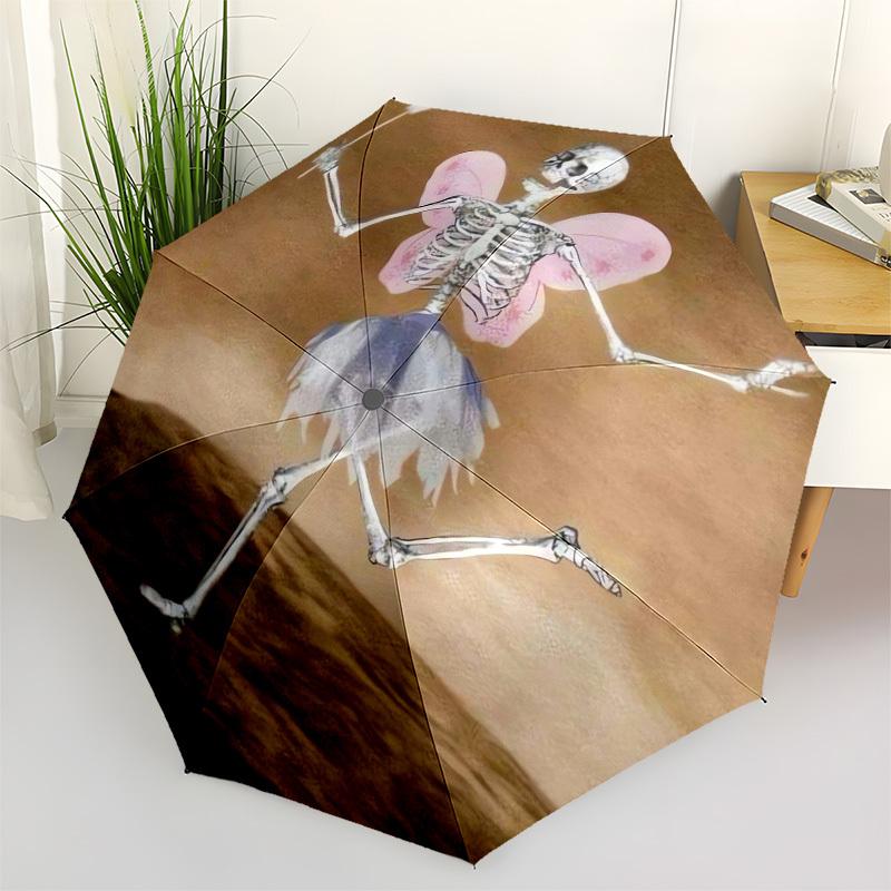 1pc Skeleton Fairy Dance Umbrella with Plastic Handle,Suitable for All Seasons Home Travel Outdoor UmbrellaFP019
1pc Skeleton Fairy Dance Umbrella with Plastic Handle,Suitable for All Seasons Home Travel Outdoor UmbrellaFP019