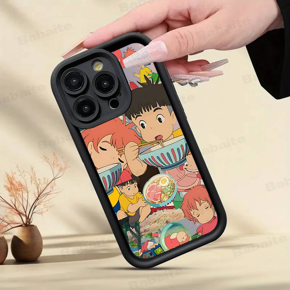 Cute P-Ponyo Movie On The Cliff Phone Case For IPhone 17 16 15 14 13 12 11 Pro Max Plus Black Full Coverage TPU iPhone 16 plus
Cute P-Ponyo Movie On The Cliff Phone Case For IPhone 17 16 15 14 13 12 11 Pro Max Plus Black Full Coverage TPU iPhone 16 plus