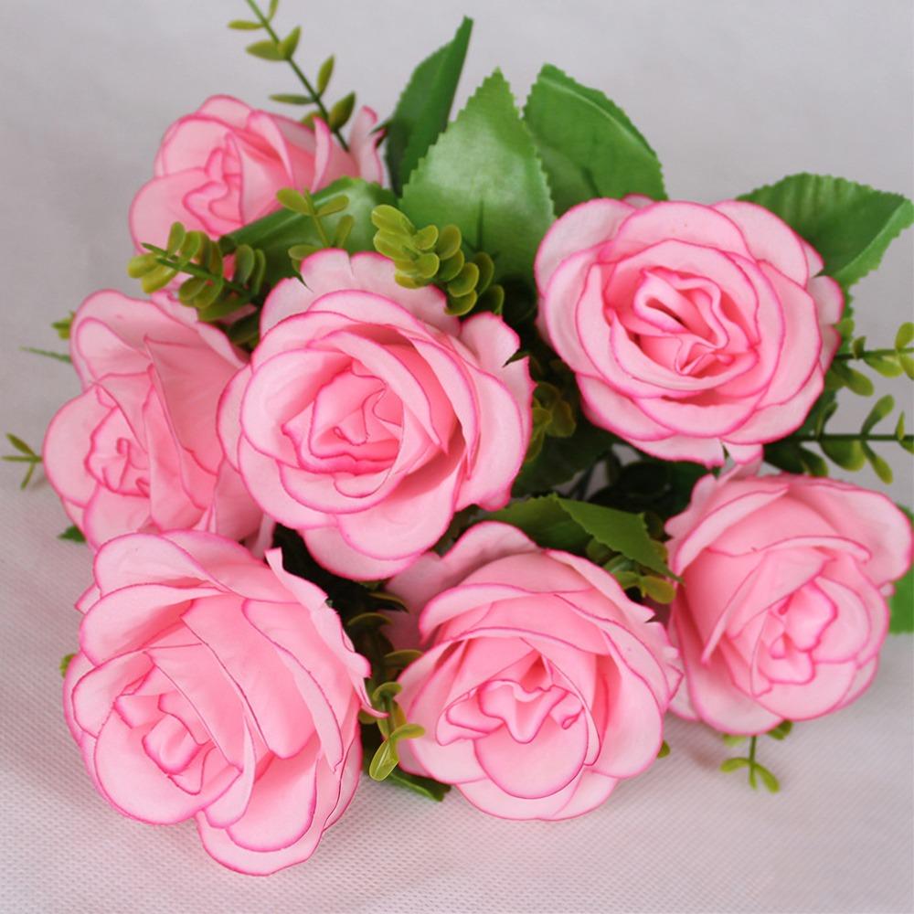 New 7 Heads Real Happy Flower Plastic Photography Photo Gift Noble Consort Rose Mini Rose Flowers Decorative Home Decorative розовый
New 7 Heads Real Happy Flower Plastic Photography Photo Gift Noble Consort Rose Mini Rose Flowers Decorative Home Decorative розовый