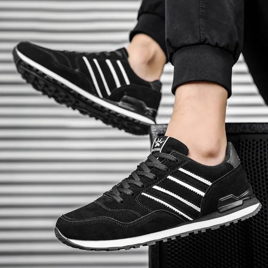 Artificial Leather Men Causal Shoes Male Spring Men Casual Light Shoes Sneakers Lac-up Flats Breathable Outdoors Sapato sneakers 45 чорний
Artificial Leather Men Causal Shoes Male Spring Men Casual Light Shoes Sneakers Lac-up Flats Breathable Outdoors Sapato sneakers 45 чорний