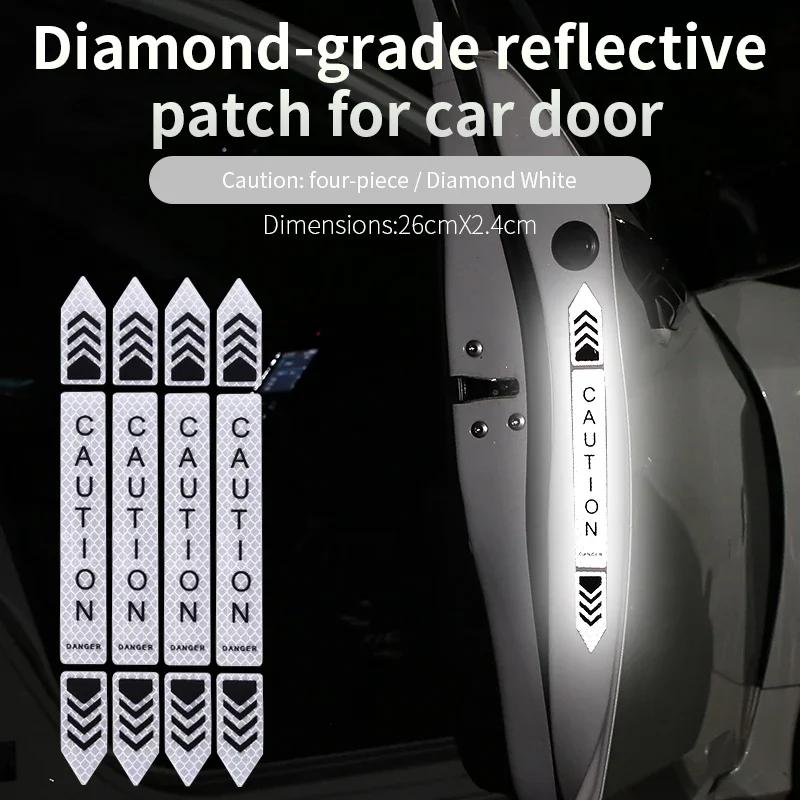 4 шт. 2025 Светоотражающие наклейки для предупреждения о безопасности автомобиля Светоотражатель высокой яркости Наклейки-декали с предупреждающей маркировкой безопасности при открытии двери автомобиля белый
4 шт. 2025 Светоотражающие наклейки для предупреждения о безопасности автомобиля Светоотражатель высокой яркости Наклейки-декали с предупреждающей маркировкой безопасности при открытии двери автомобиля белый