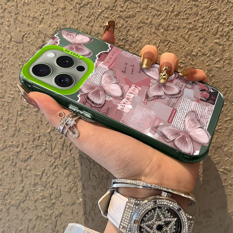 Vintage Newspaper Pink Black Butterfly Frosted Case for iPhone 17 Air 16 E 15 14 Plus 13 12 Mini 11 Pro Max Acrylic Hard Cover iPhone 11 Pro
Vintage Newspaper Pink Black Butterfly Frosted Case for iPhone 17 Air 16 E 15 14 Plus 13 12 Mini 11 Pro Max Acrylic Hard Cover iPhone 11 Pro