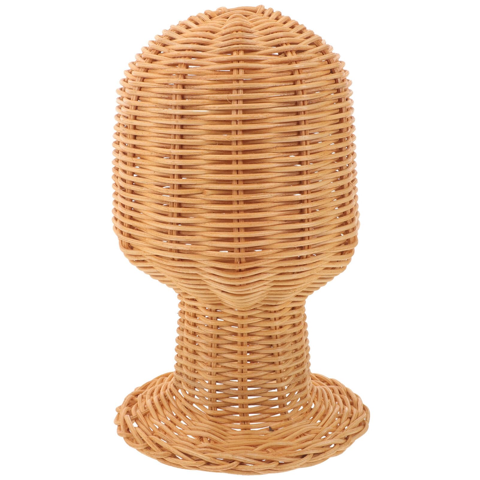 Frcolor Rattan Mannequin Head Mannequin Rattan Head Wig Stand Handcraft Antique Display Desktop Hat Display Rack Stand,
Frcolor Rattan Mannequin Head Mannequin Rattan Head Wig Stand Handcraft Antique Display Desktop Hat Display Rack Stand,