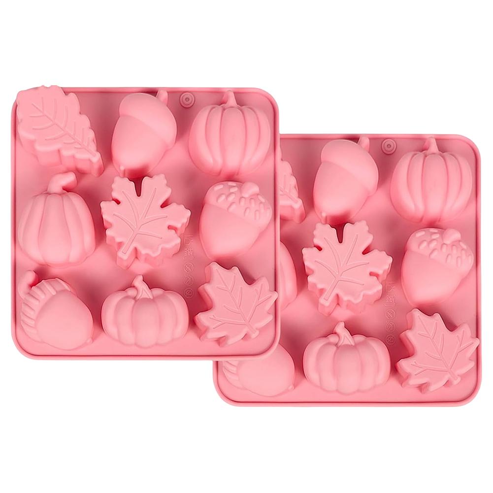 2 Pack Autumn Silicone Molds Pumpkin Leaf Acorns Shape Maple Leaves Mold Candy Soap Baking Mold DIY Sugar Chocolate Candle Molds рожевий
2 Pack Autumn Silicone Molds Pumpkin Leaf Acorns Shape Maple Leaves Mold Candy Soap Baking Mold DIY Sugar Chocolate Candle Molds рожевий