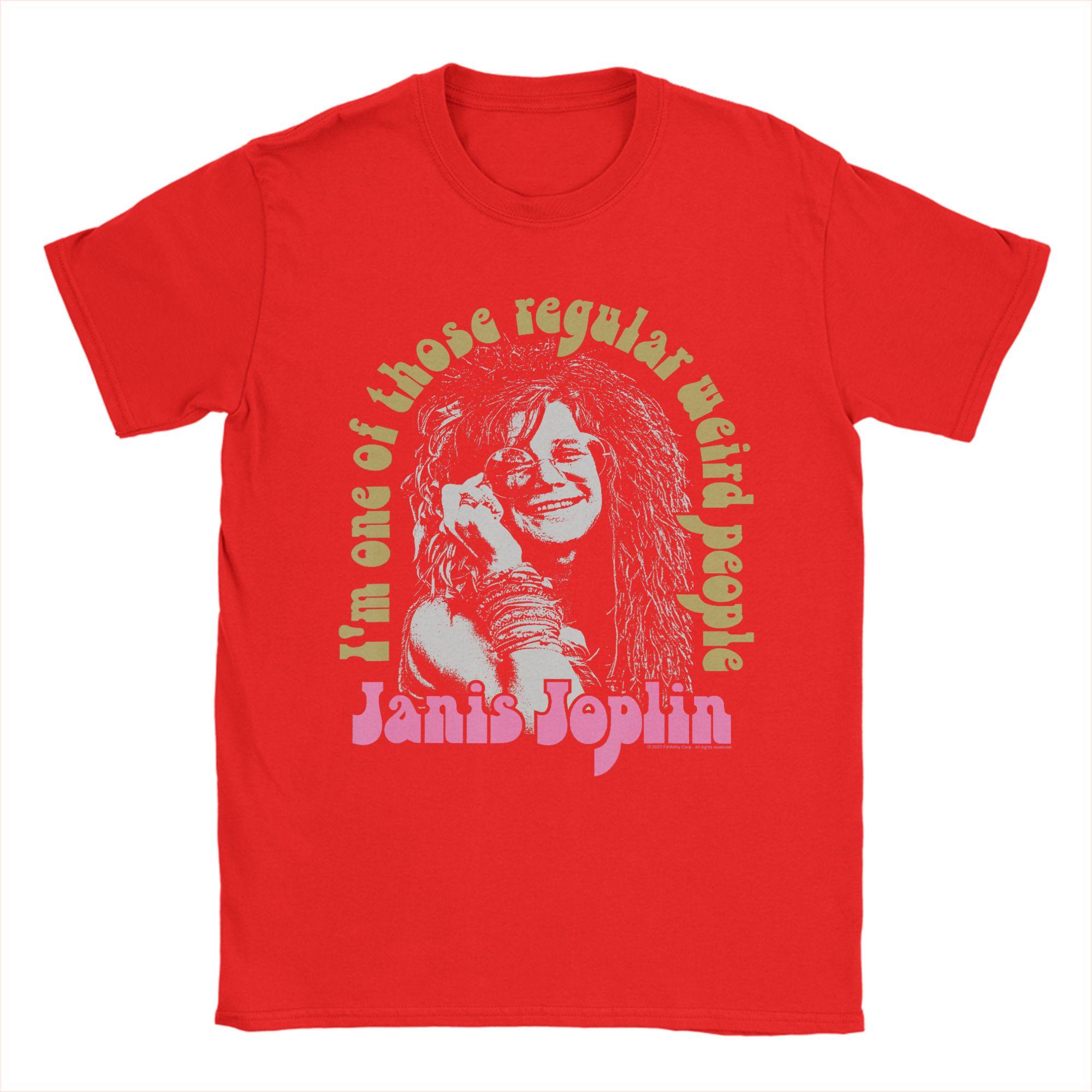 Janis Joplin One of Those Regular Weird People 100 Cotton T Shirt For Men Summer Vintage T Shirts Big Size Hot Sale Tops S
Janis Joplin One of Those Regular Weird People 100 Cotton T Shirt For Men Summer Vintage T Shirts Big Size Hot Sale Tops S