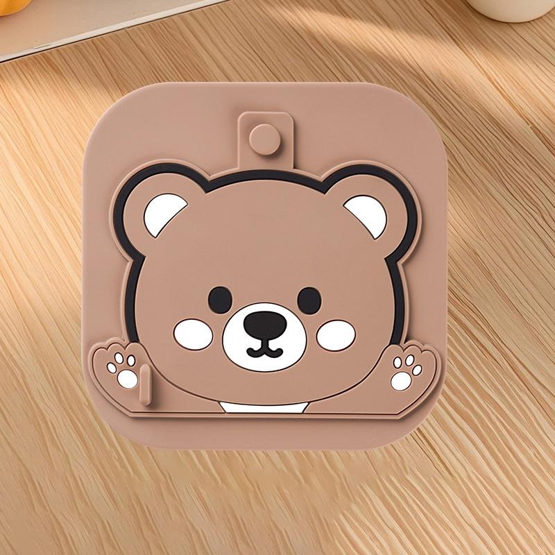 Bear-Themed 2-In-1 Drain Cover For Toilets, With Anti-Flying Insect And Anti-Cockroach Filter And Odor-Proof Silicone Mat
Bear-Themed 2-In-1 Drain Cover For Toilets, With Anti-Flying Insect And Anti-Cockroach Filter And Odor-Proof Silicone Mat