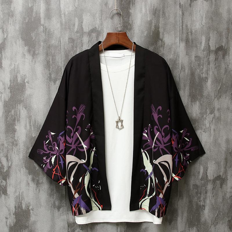 Summer Three-quarter Sleeve Shirt Men s Loose Style Men s Sunscreen Jacket Thin Section XXXL чорний
Summer Three-quarter Sleeve Shirt Men s Loose Style Men s Sunscreen Jacket Thin Section XXXL чорний