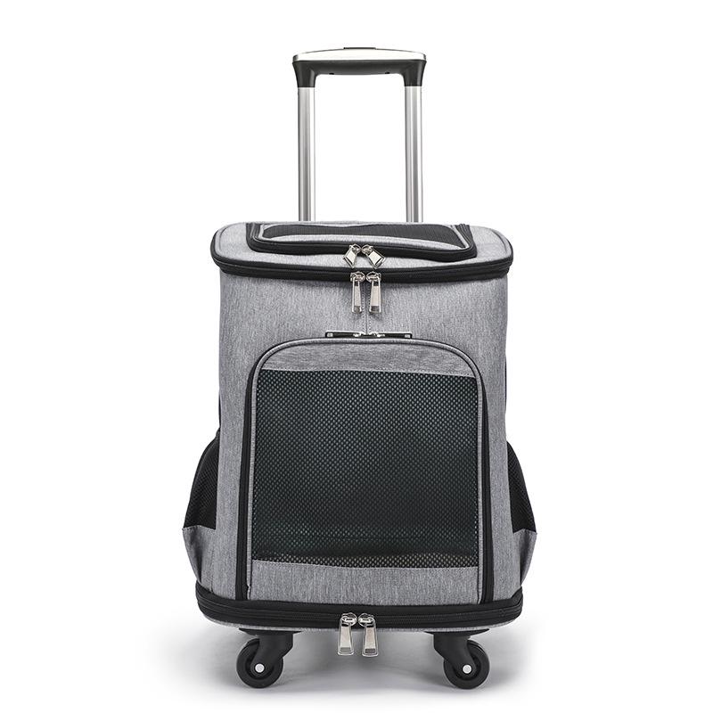 Large Capacity Cat Backpack Trolley for Bathing & Travel
Large Capacity Cat Backpack Trolley for Bathing & Travel