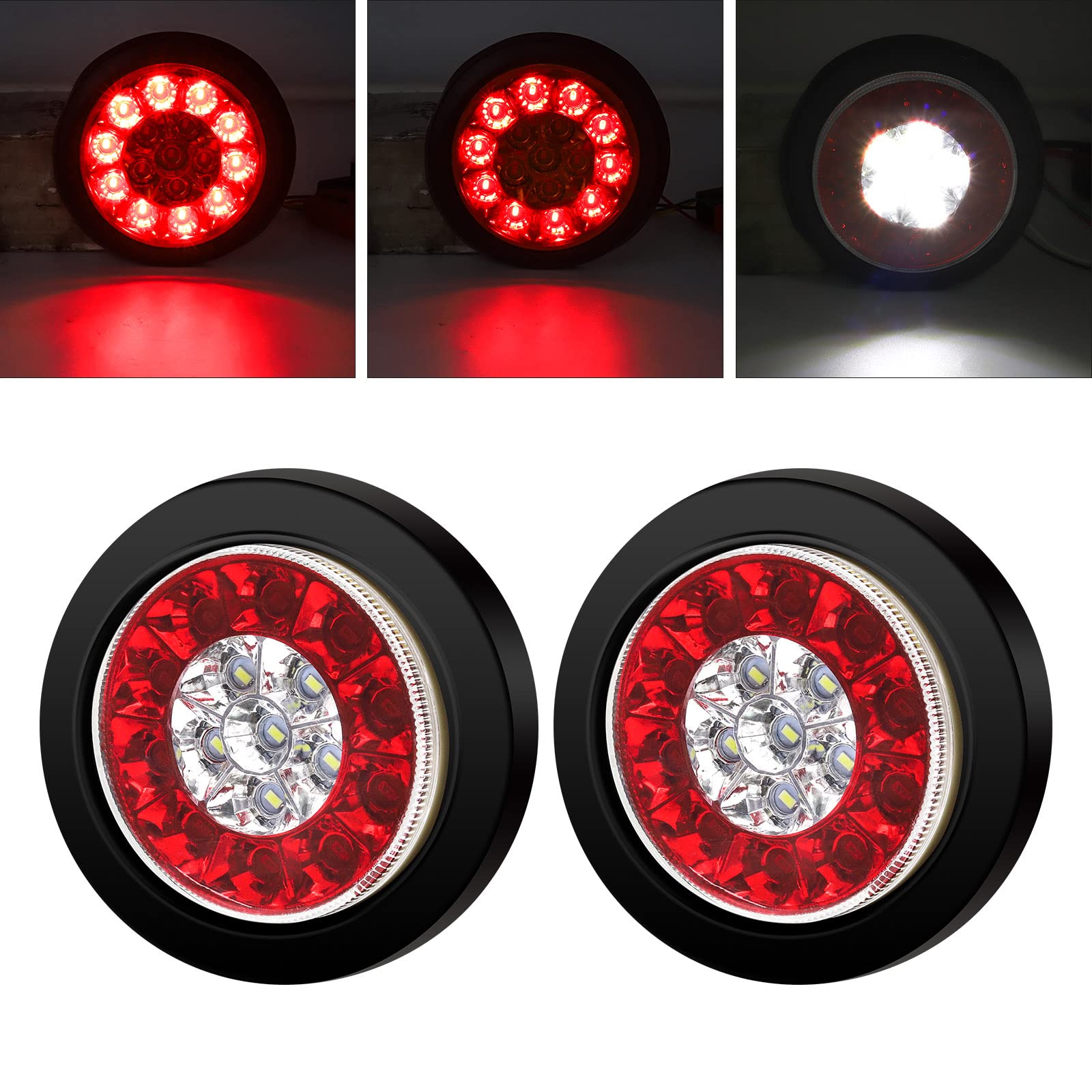 Aoling 24V Round Truck Tail Lamp LED Rear Light for Trailer Truck Light 16LED красный
Aoling 24V Round Truck Tail Lamp LED Rear Light for Trailer Truck Light 16LED красный