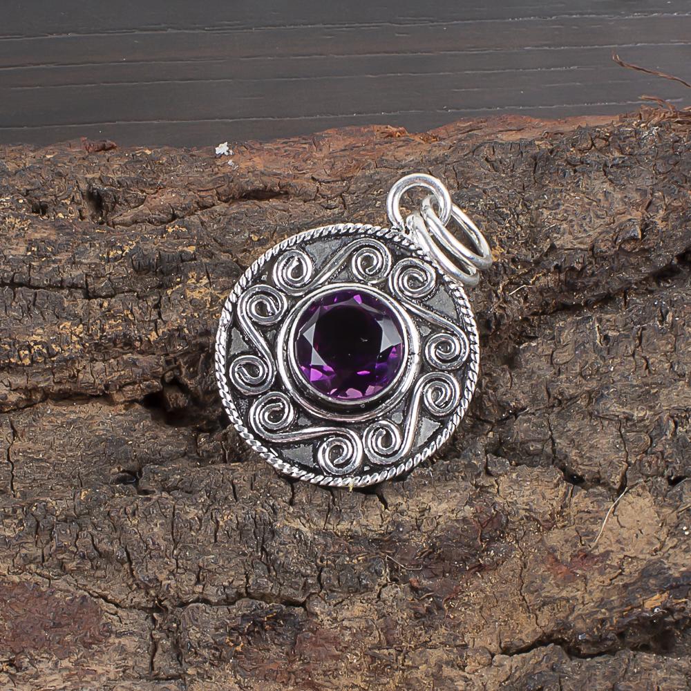 African Amethyst Pendant Gemstone Jewelry, 925 Solid Sterling Silver Pendant, Handmade Jewelry Birthstone Pendant, Gift For Her 1.2 Inches
African Amethyst Pendant Gemstone Jewelry, 925 Solid Sterling Silver Pendant, Handmade Jewelry Birthstone Pendant, Gift For Her 1.2 Inches