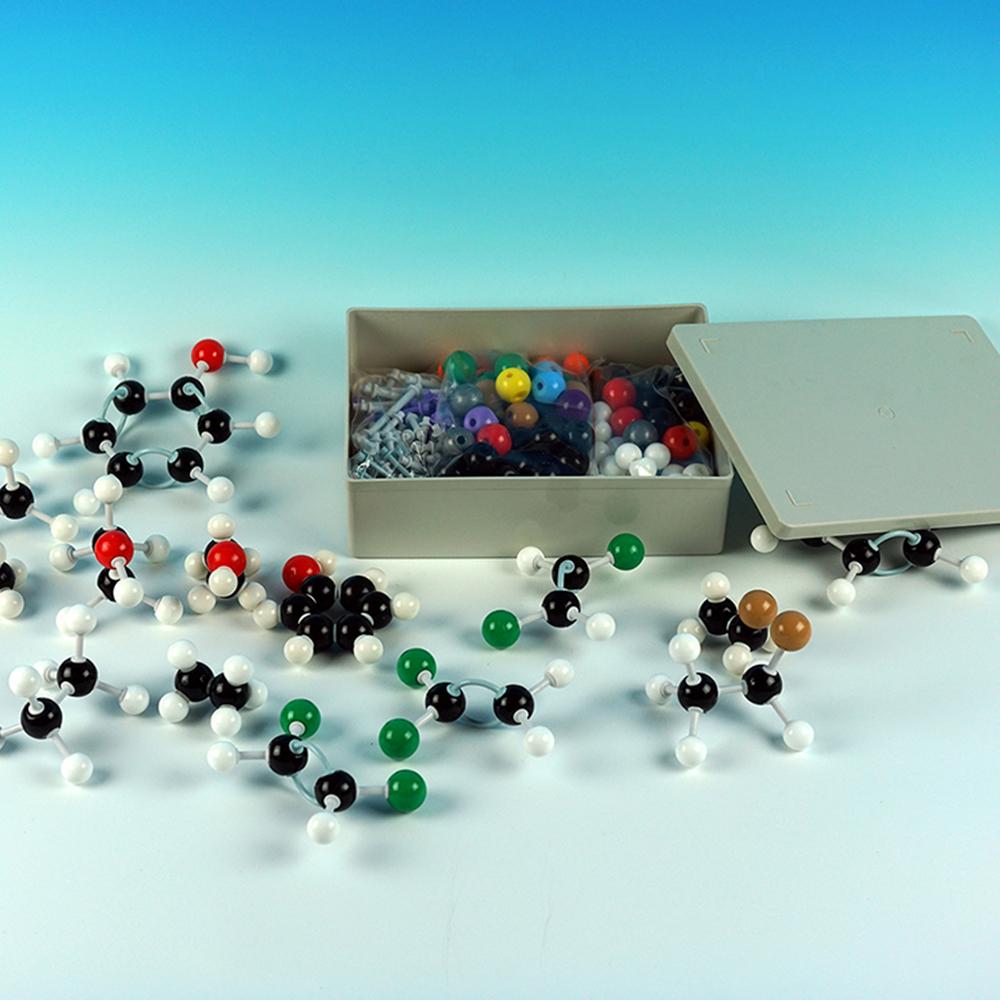 444PCS Molecular Model Kit Set (196 Atoms Model+244 Link Keys+ 3 Orbitals +1 T ool) Portable for Student/ Tching/
444PCS Molecular Model Kit Set (196 Atoms Model+244 Link Keys+ 3 Orbitals +1 T ool) Portable for Student/ Tching/