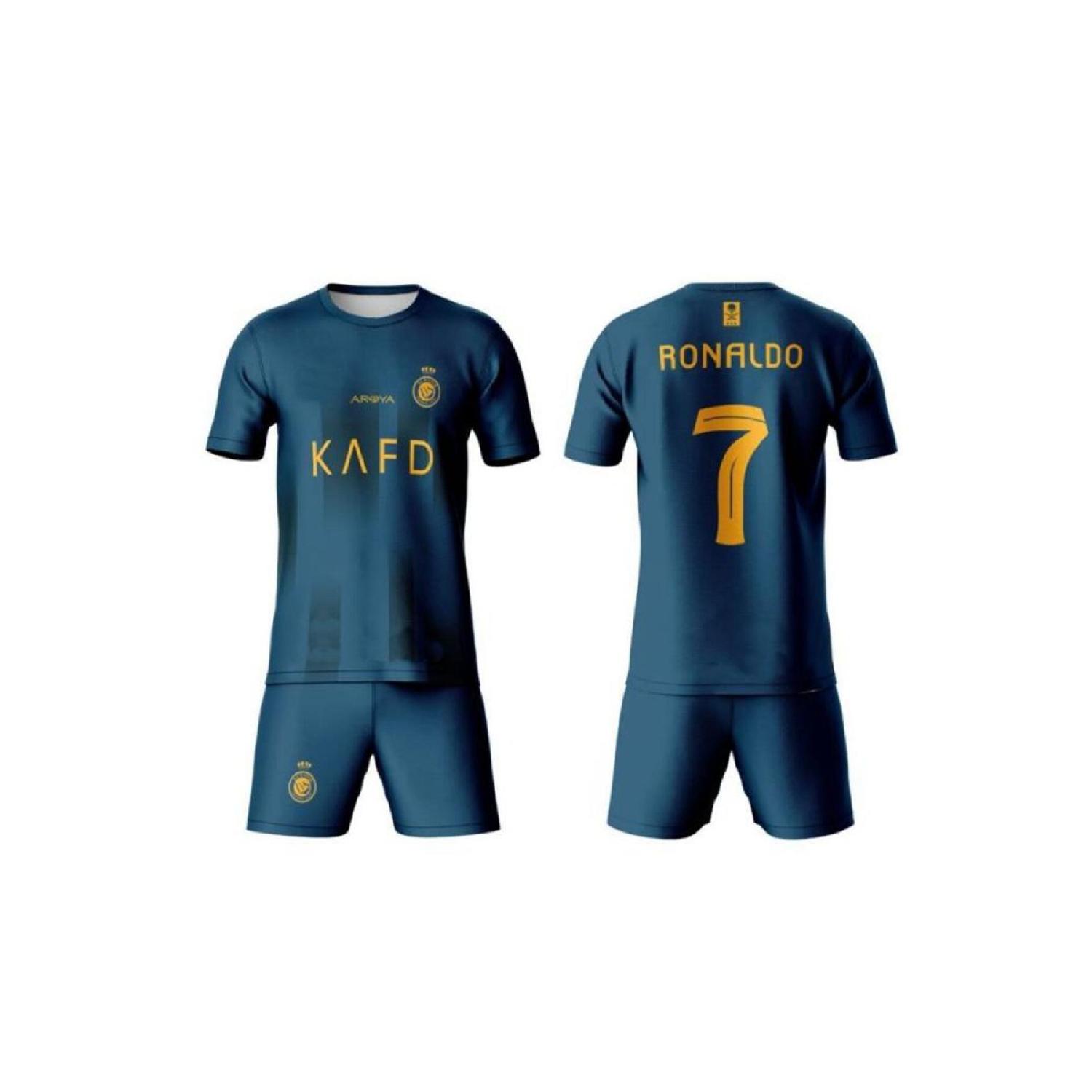 Детский комплект из джерси и шорт Al Nassr Fc Ronaldo 7 23-24
Детский комплект из джерси и шорт Al Nassr Fc Ronaldo 7 23-24