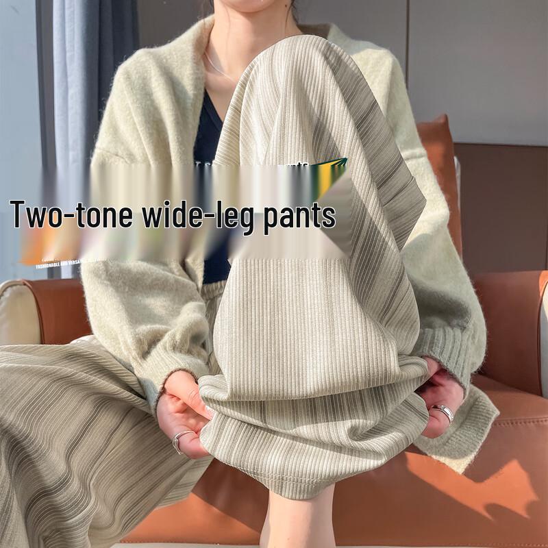 Handu Yishe Women s High-Waist Wide-Leg Casual Pants L
Handu Yishe Women s High-Waist Wide-Leg Casual Pants L