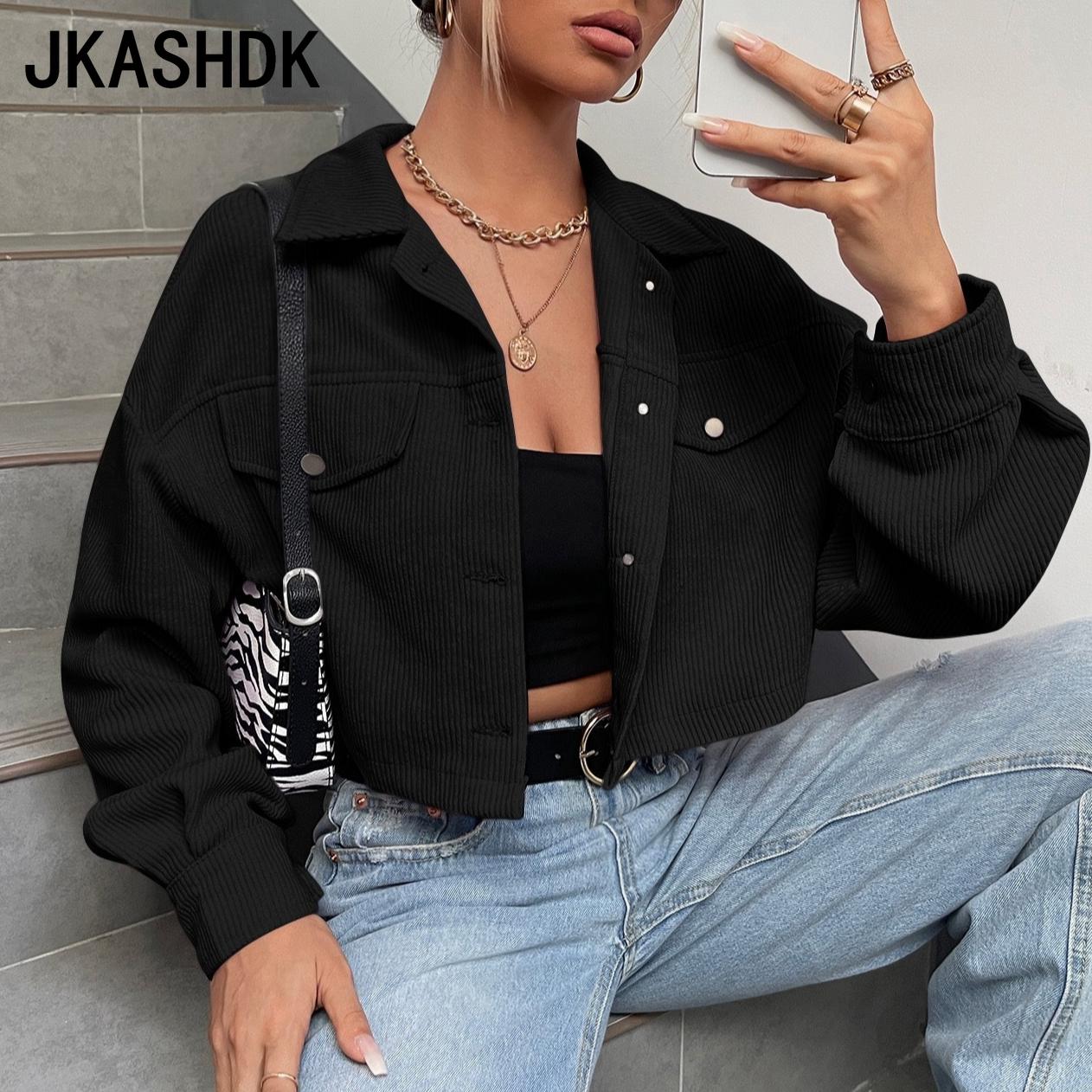 JKASHDK Женские модные повседневные осенне-зимние однотонные рубашки-поло с длинным рукавом и принтом, блузки и рубашки S чёрный
JKASHDK Женские модные повседневные осенне-зимние однотонные рубашки-поло с длинным рукавом и принтом, блузки и рубашки S чёрный